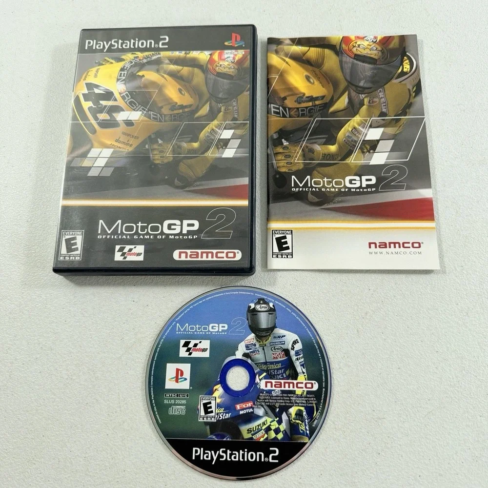 MotoGP 2 (Sony PlayStation 2, 2002) Complete CIB TESTED WORKING